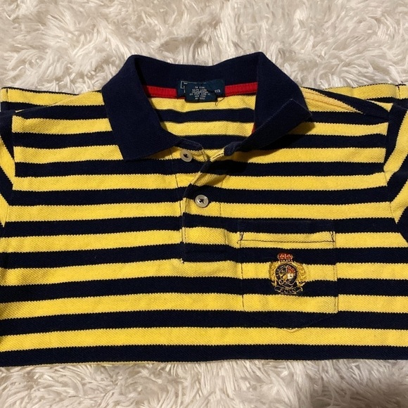 Polo Ralph Lauren Other - Ralph Lauren Polo yellow & navy toddler polo shirt